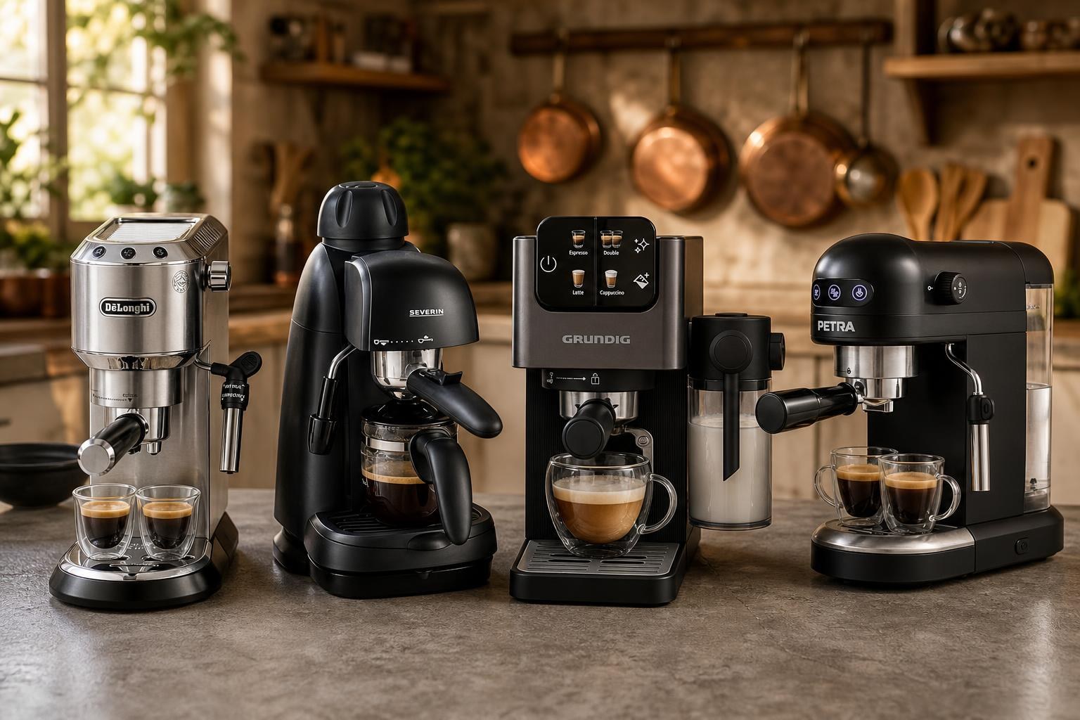 Espressomaschine bis 500 Euro 2026: De’Longhi bleibt der sichere Griff, SEVERIN spart am meisten