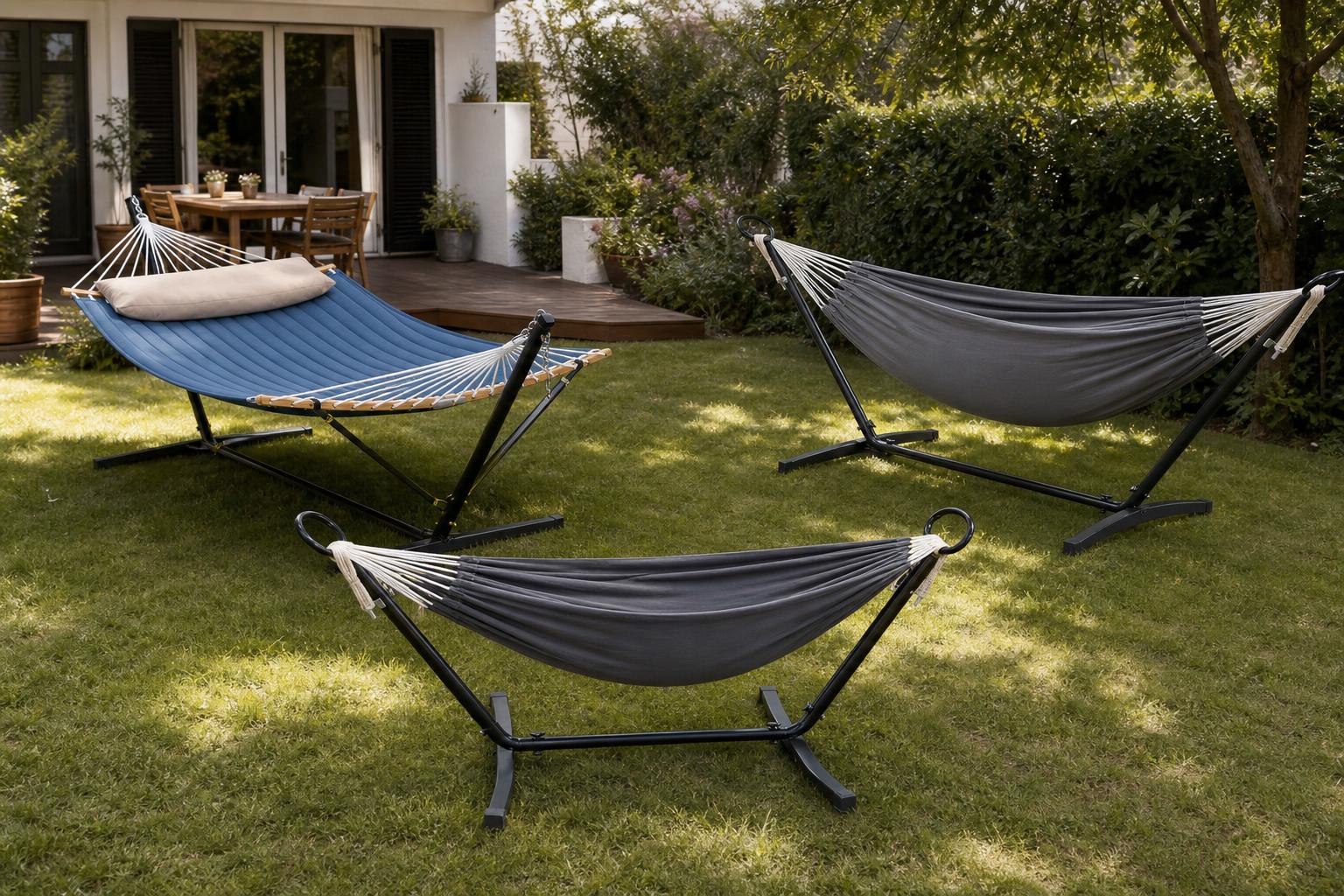 Hängematten mit Gestell: Welche passt zu Garten, Balkon oder Wohnung?