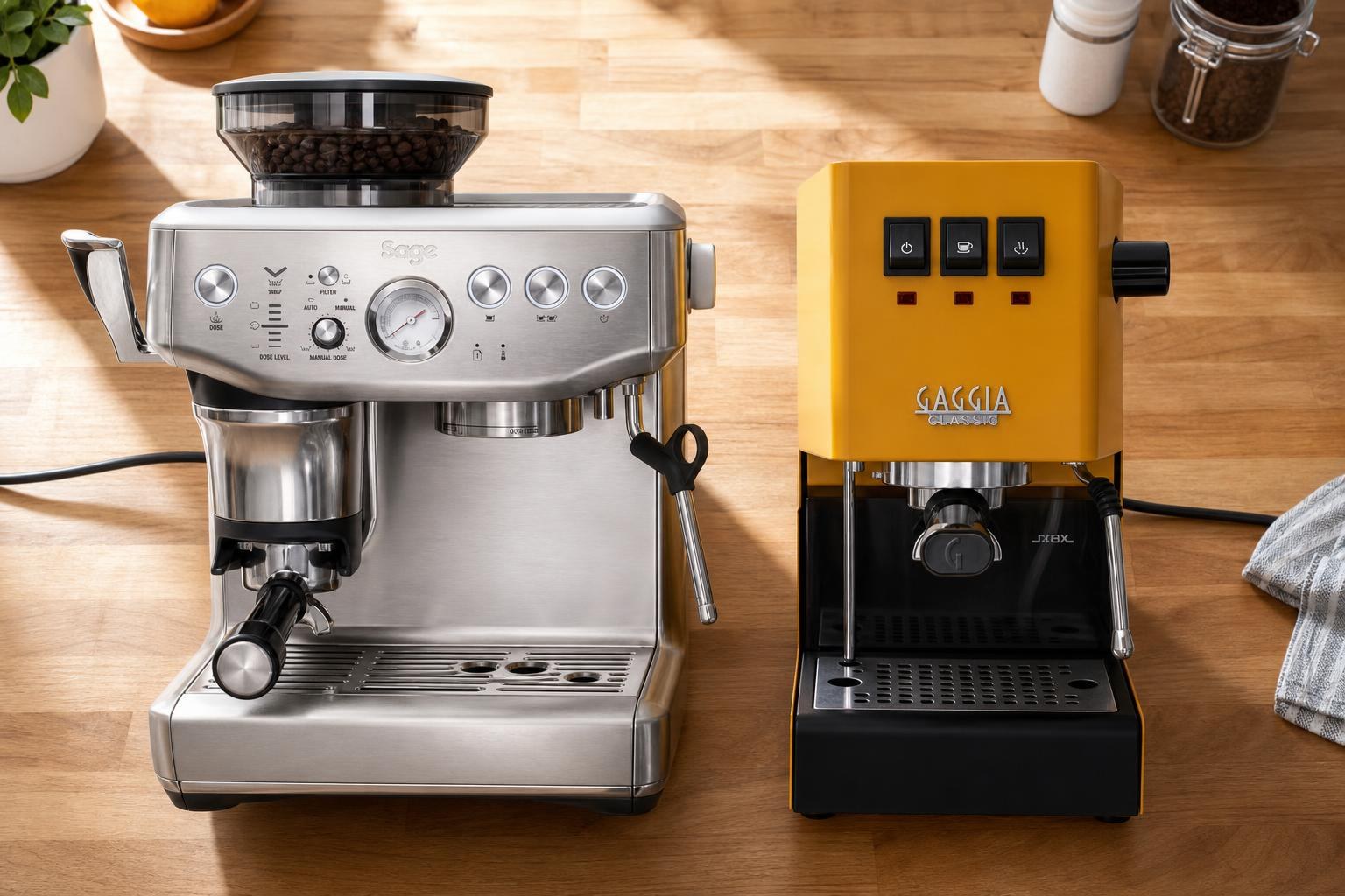 Sage The Barista Express Impress vs. Gaggia Classic Evo E24 (2026): Welche Espressomaschine passt besser in den Alltag?