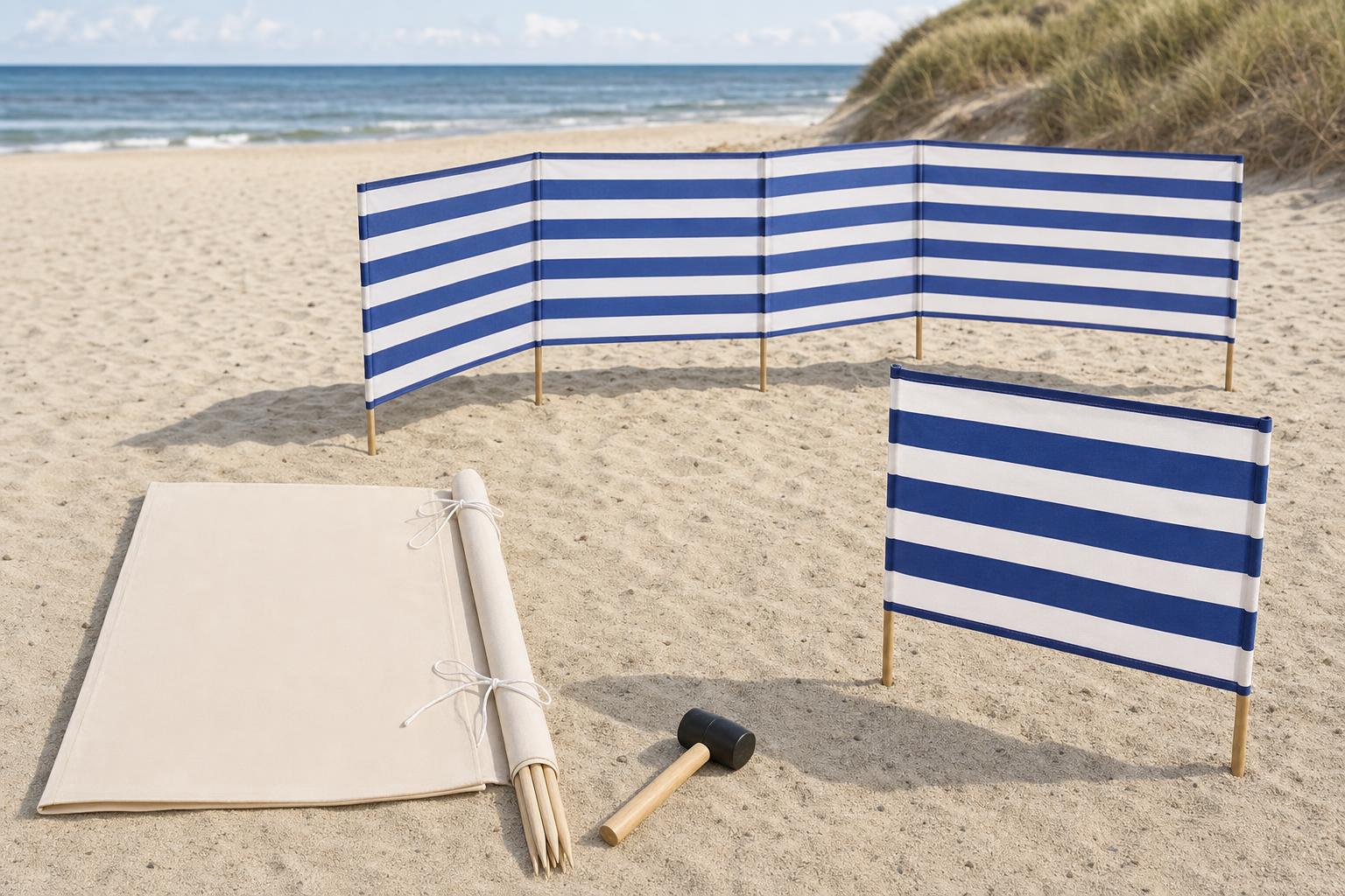 Welcher Windschutz für den Strand passt zu deinem Tag am Meer?